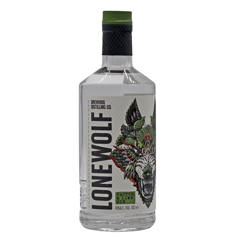 BrewDog LoneWolf Cactus & Lime Gin 0,7 L 40% vol BrewDog LoneWolf Cactus & Lime Gin 0,7 L 40% vol